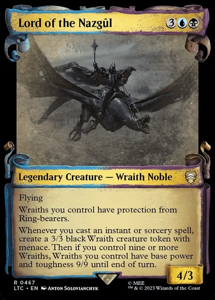 Seigneur des Nazgûl, carte Magic LTC 467 — extension Tales of Middle-earth Commander