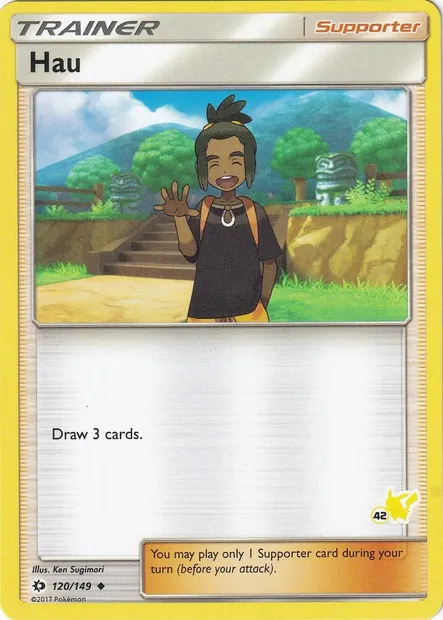 Hau, Pokémon card BA20 120p-42 — Battle Academy 2020 set