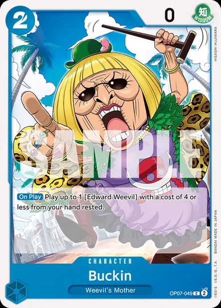 Buckin, carte One Piece OP07-049 — extension 500 YEARS IN THE FUTURE