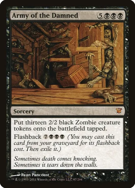 Army of the Damned, Magic card ISD 87 — Innistrad set