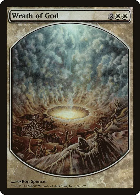 Wrath of God, Magic card P07 1 — Magic Player Rewards 2007 set