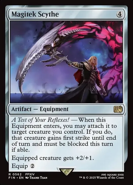 Magitek Scythe, Magic card FIN 562 — Final Fantasy set