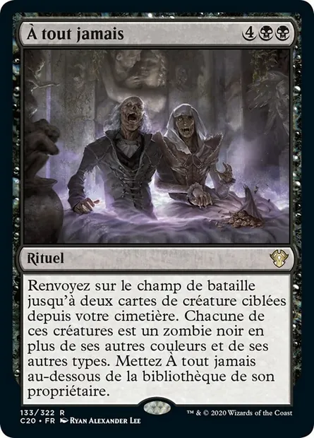 À tout jamais, carte Magic C20 133 — extension Commander 2020
