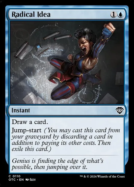 Radical Idea, Magic card OTC 110 — Outlaws of Thunder Junction Commander set