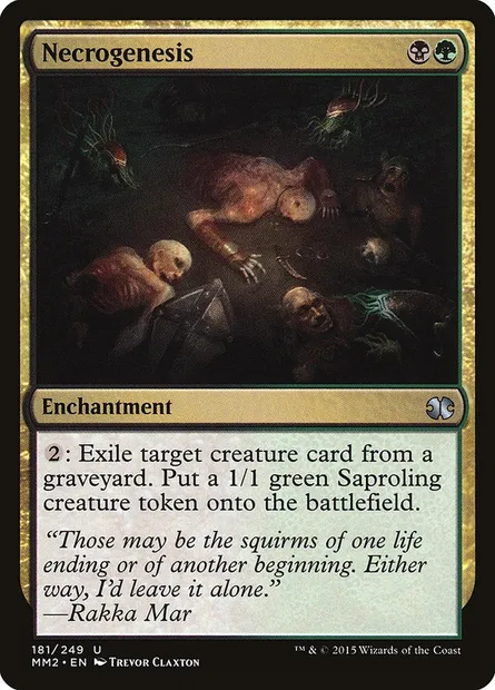 Necrogenesis, Magic card MM2 181 — Modern Masters 2015 set