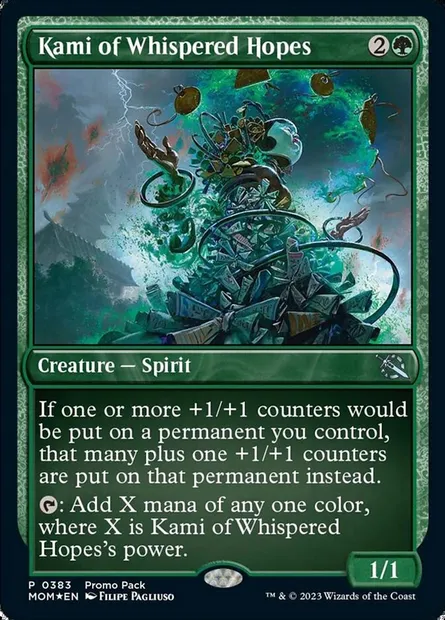 Kami of Whispered Hopes, Magic card MOM 383 — March of the Machine set
