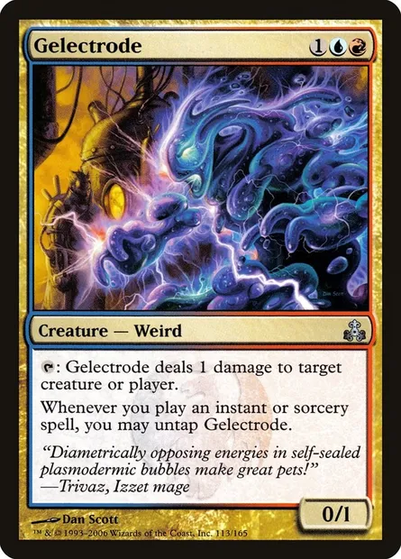 Gelectrode, Magic card GPT 113 — Guildpact set