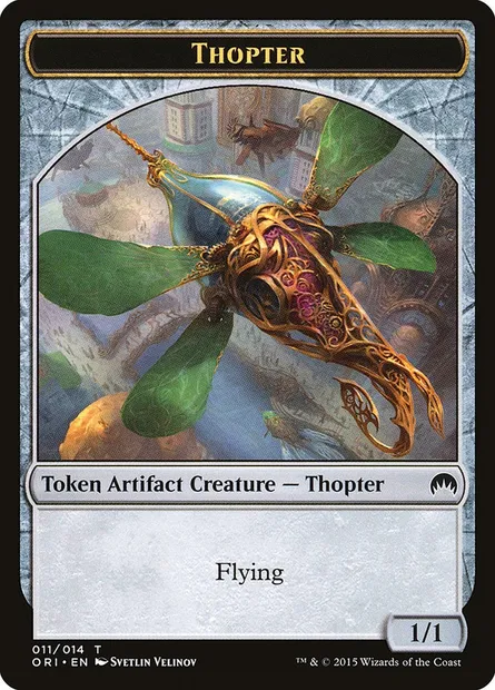 Thopter, carte Magic TORI 11 — extension Magic Origins Tokens