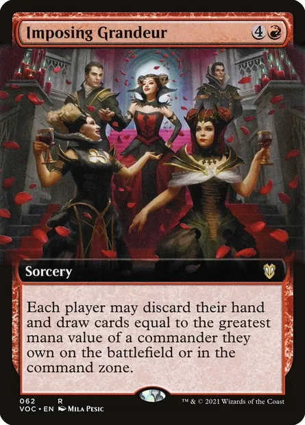 Imposing Grandeur, Magic card VOC 62 — Crimson Vow Commander set