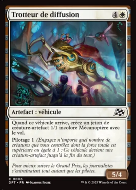 Trotteur de diffusion, carte Magic DFT 6 — extension Aetherdrift