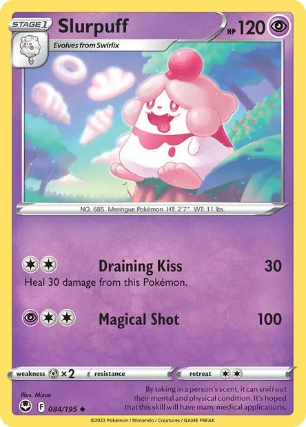 Slurpuff, Pokémon card SIT 084 — Silver Tempest set