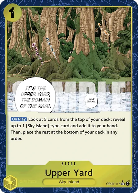 Upper Yard, One Piece card OP05-117 — AWAKENING OF THE NEW ERA set