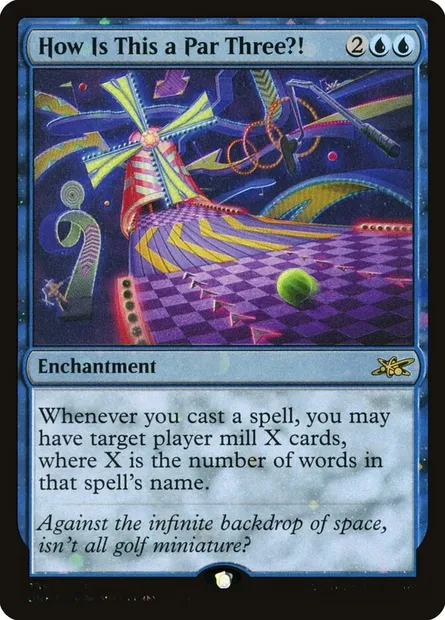 How Is This a Par Three?!, Magic card UNF 335 — Unfinity set