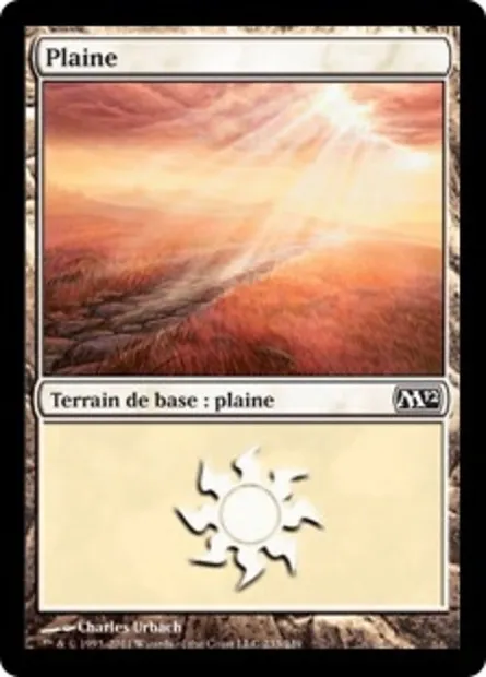 Plaine, carte Magic M12 233 — extension Magic 2012