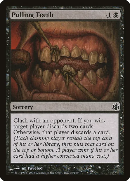 Pulling Teeth, Magic card MOR 75 — Morningtide set