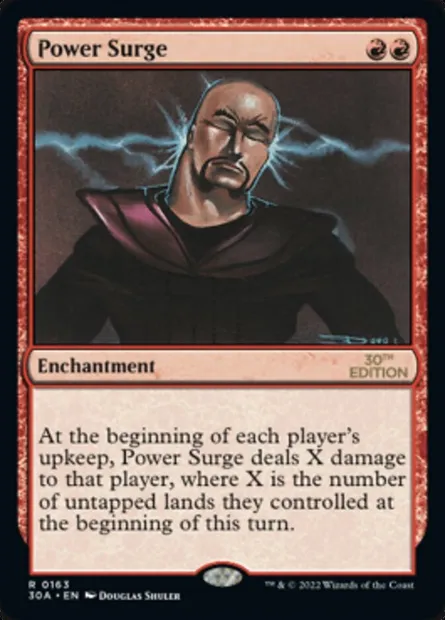 Surtension, carte Magic 30A 163 — extension 30th Anniversary Edition