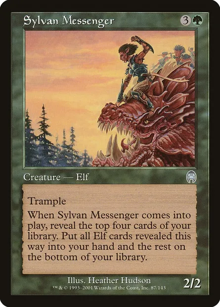 Sylvan Messenger, Magic card APC 87 — Apocalypse set