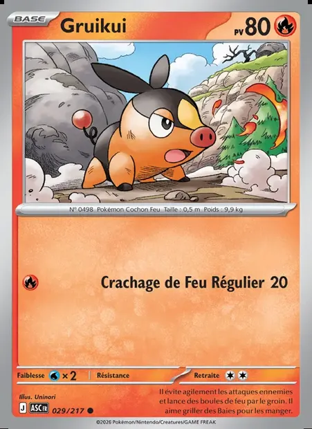 Gruikui, carte Pokémon ASC 029 — extension Héros Transcendants