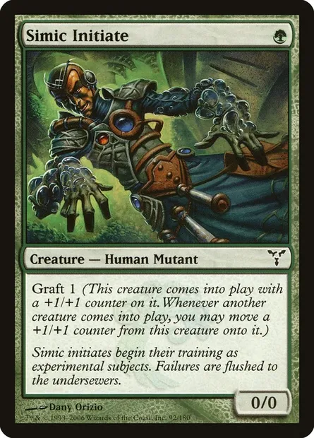 Simic Initiate, Magic card DIS 92 — Dissension set