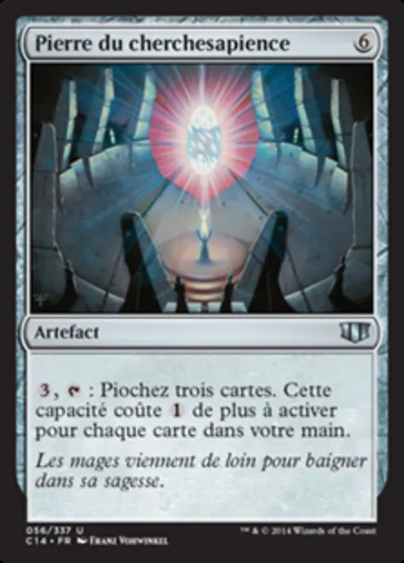 Pierre du cherchesapience, carte Magic C14 56 — extension Commander 2014