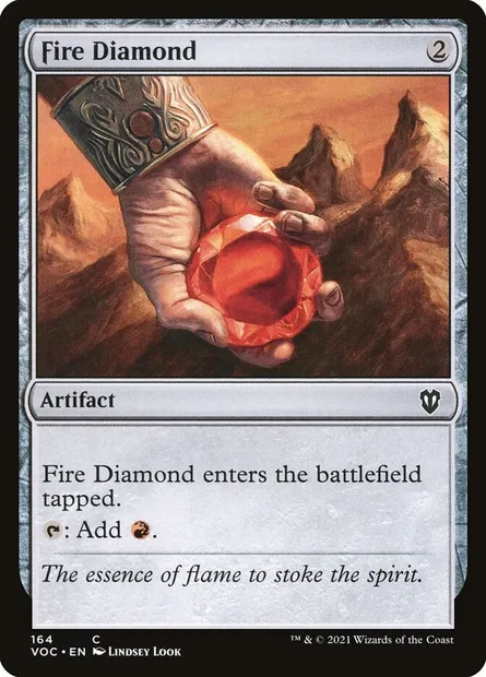Fire Diamond, Magic card VOC 164 — Crimson Vow Commander set
