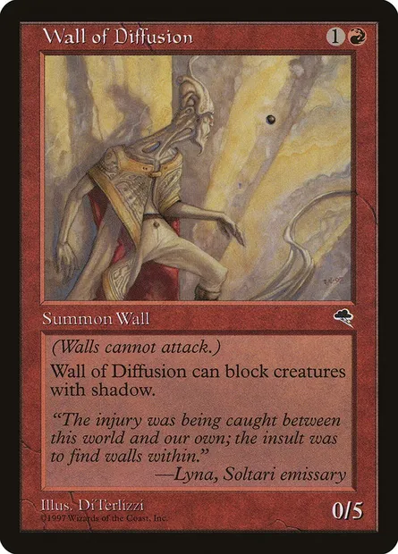 Mur de diffusion, carte Magic TMP 211 — extension Tempête