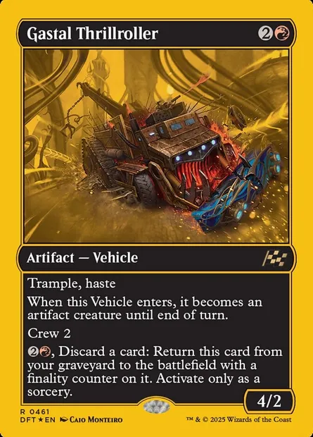 Gastal Thrillroller, Magic card DFT 461 — Aetherdrift set