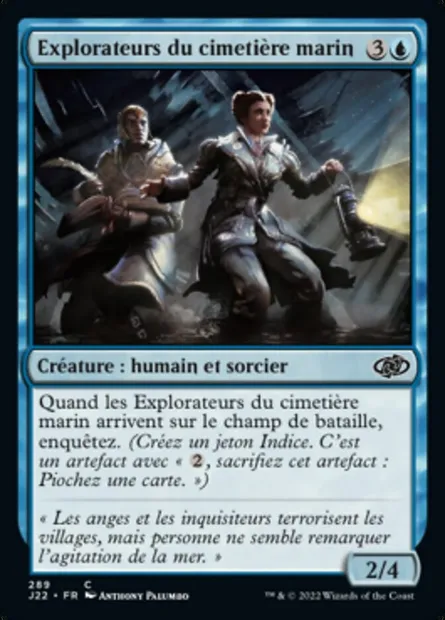 Explorateurs du cimetière marin, carte Magic J22 289 — extension Jumpstart 2022