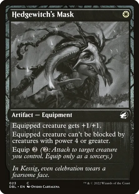 Hedgewitch's Mask, Magic card DBL 23 — Innistrad: Double Feature set
