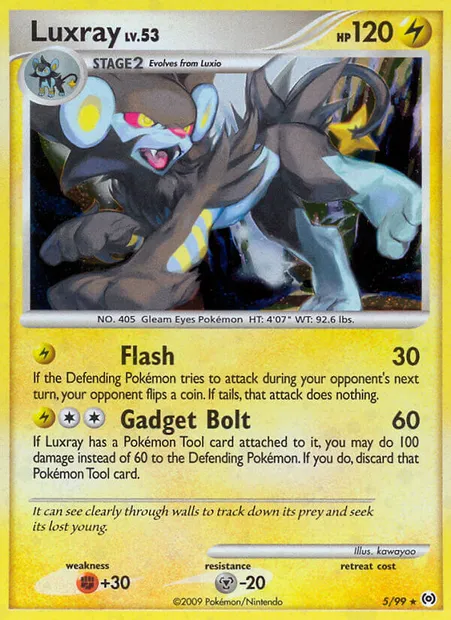 Luxray, Pokémon card AR 5 — Arceus set