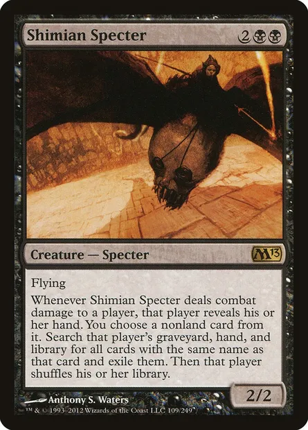 Shimian Specter, Magic card M13 109 — Magic 2013 set