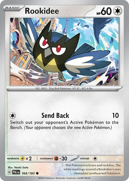 Rookidee, Pokémon card PAL 164 — Paldea Evolved set