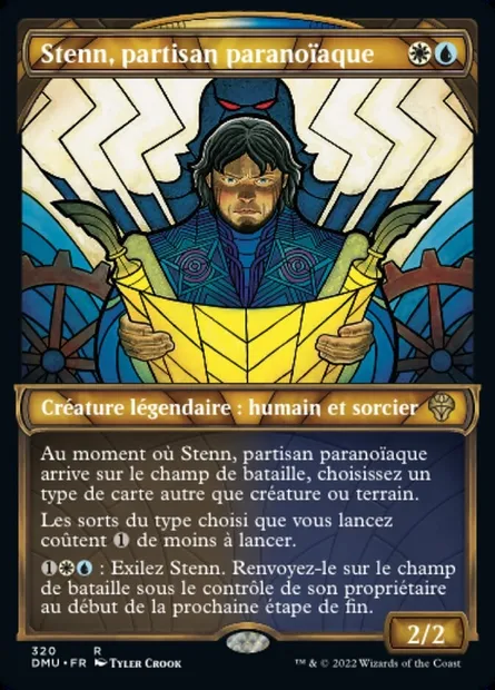 Stenn, partisan paranoïaque, carte Magic DMU 320 — extension Dominaria Uni