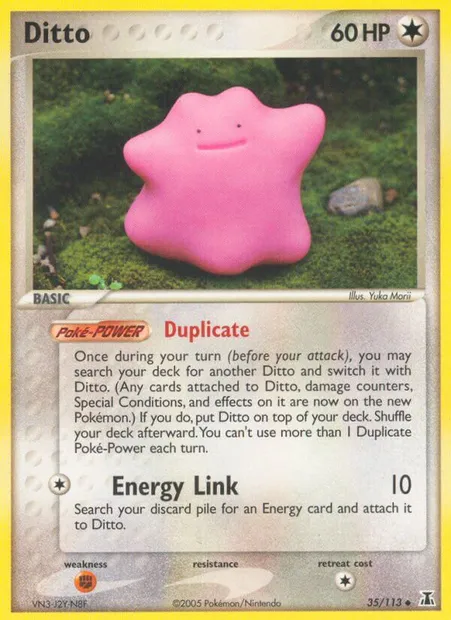 Ditto, Pokémon card DS 35 — Delta Species set