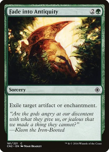 Sombrer dans l'antiquité, carte Magic CN2 181 — extension Conspiracy: Take the Crown