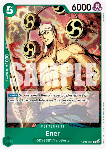 Ener, carte One Piece OP10-025 — extension SANG ROYAL
