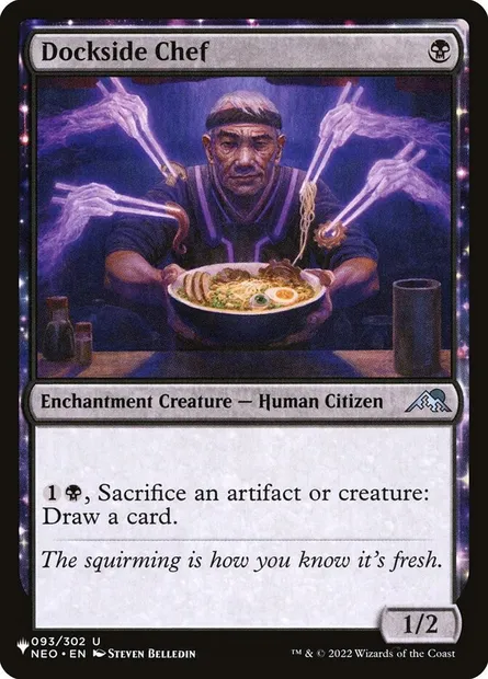 Dockside Chef, Magic card PLST NEO-93 — The List set
