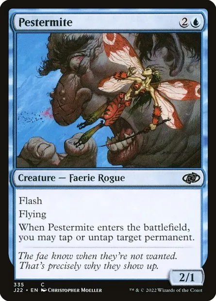 Pestermite, Magic card J22 335 — Jumpstart 2022 set