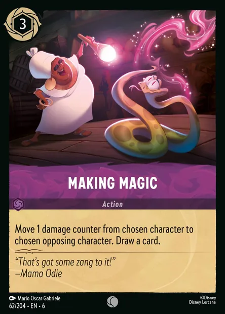 Making Magic, Disney Lorcana card CH6-062 — Azurite Sea set