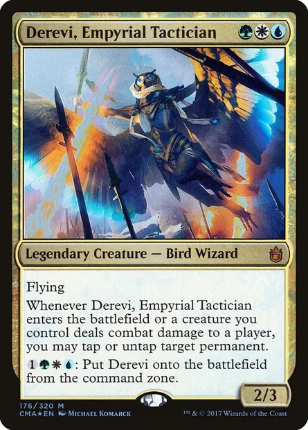Derevi, Empyrial Tactician, Magic card CMA 176 — Commander Anthology set