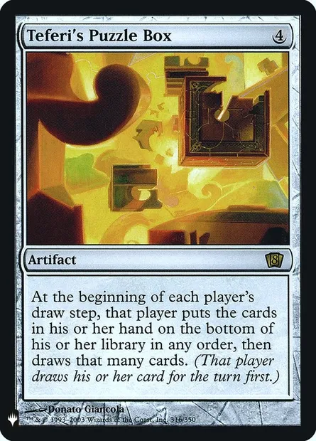 Teferi's Puzzle Box, Magic card PLST 8ED-316 — The List set