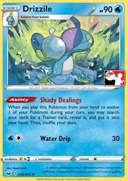 Drizzile, Pokémon card PPS 056 — Play! Pokémon Prize Pack Series set