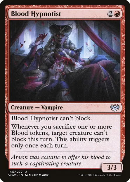 Blood Hypnotist, Magic card VOW 145 — Innistrad: Crimson Vow set