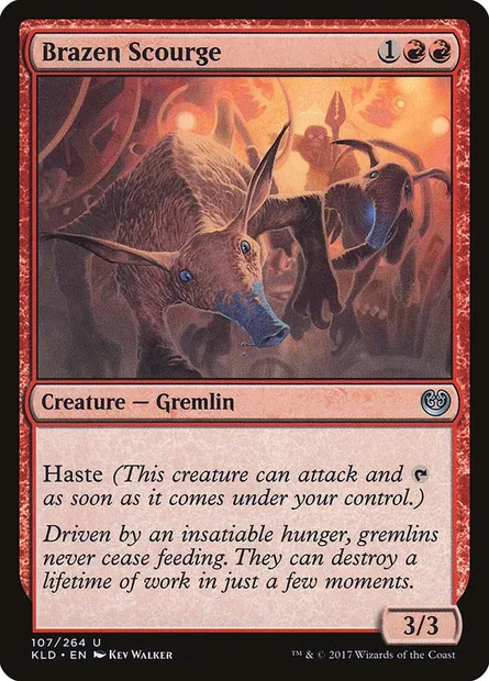 Brazen Scourge, Magic card KLD 107† — Kaladesh set