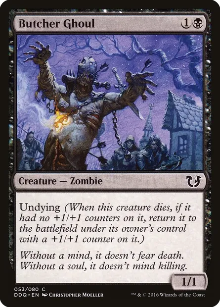 Butcher Ghoul, Magic card DDQ 53 — Duel Decks: Blessed vs. Cursed set