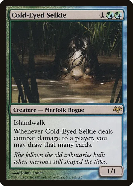 Cold-Eyed Selkie, Magic card EVE 149 — Eventide set