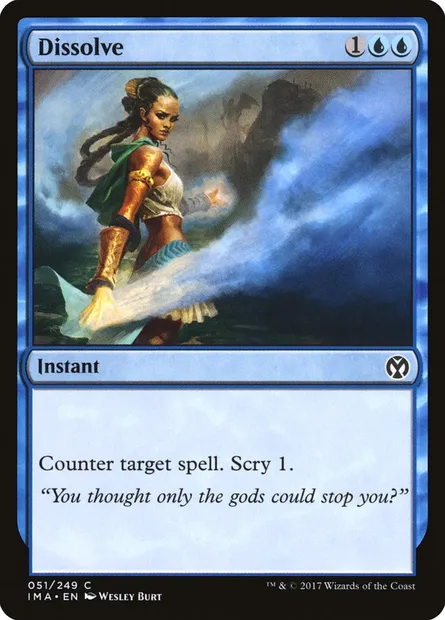 Dissolve, Magic card IMA 51 — Iconic Masters set