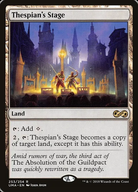Scène de théâtre, carte Magic UMA 253 — extension Ultimate Masters