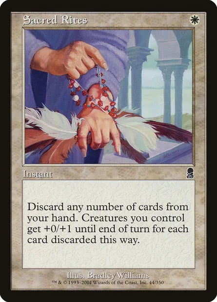 Sacred Rites, Magic card ODY 44 — Odyssey set
