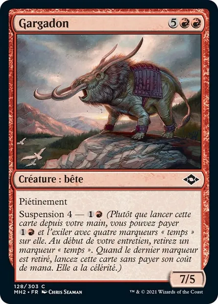Gargadon, carte Magic MH2 128 — extension Horizons du Modern 2